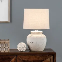 Distressed Ceramic Table Lamp-Kirkland's Home Best Sale