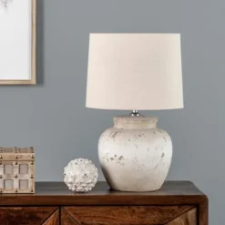 Distressed Ceramic Table Lamp-Kirkland's Home Best Sale