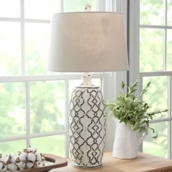 Distressed Cream Lilly Table Lamp-Kirkland's Home Outlet