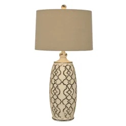 Distressed Cream Lilly Table Lamp-Kirkland's Home Outlet
