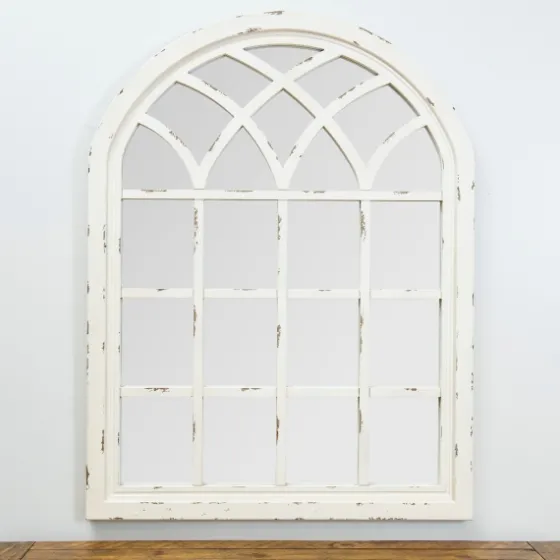 Distressed Cream Sadie Arch Mirror-Kirkland's Home Cheap