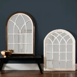 Distressed Cream Sadie Arch Mirror-Kirkland's Home Cheap