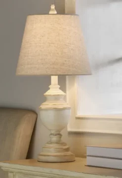 Distressed Cream Table Lamp-Kirkland's Home Shop