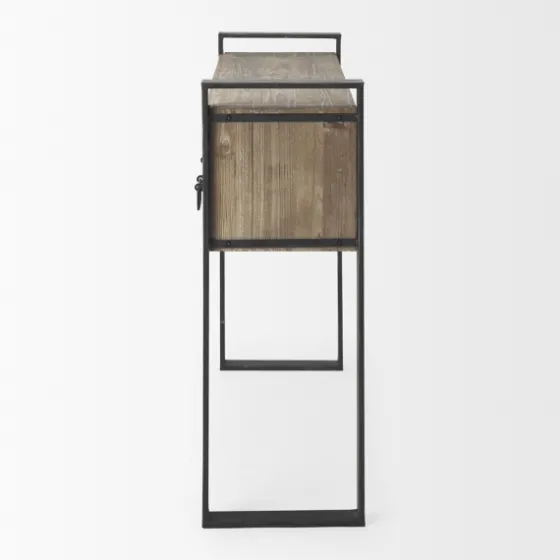 Distressed Farmhouse 3-Drawer Console Table-Kirkland's Home Hot