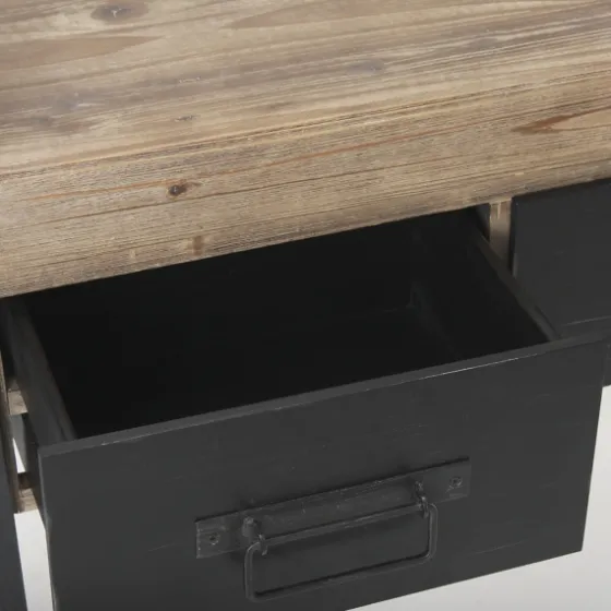 Distressed Farmhouse 3-Drawer Console Table-Kirkland's Home Hot