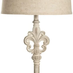 Distressed Fleur-De-Lis Floor Lamp-Kirkland's Home Shop
