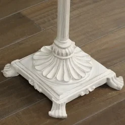 Distressed Fleur-De-Lis Floor Lamp-Kirkland's Home Shop
