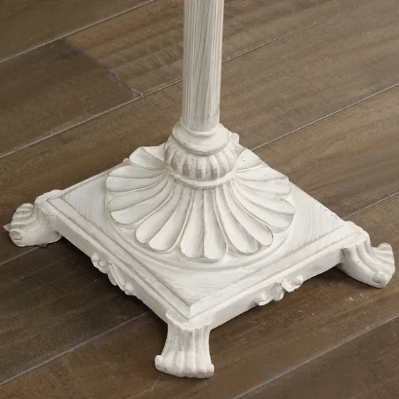 Distressed Fleur-De-Lis Floor Lamp-Kirkland's Home Shop