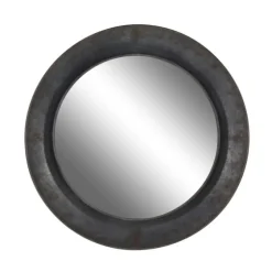 Distressed Galvanized Curved Framed Mirror-Kirkland's Home Online