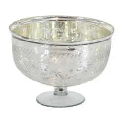 Distressed Glass Pedestal Bowl-Kirkland's Home Cheap