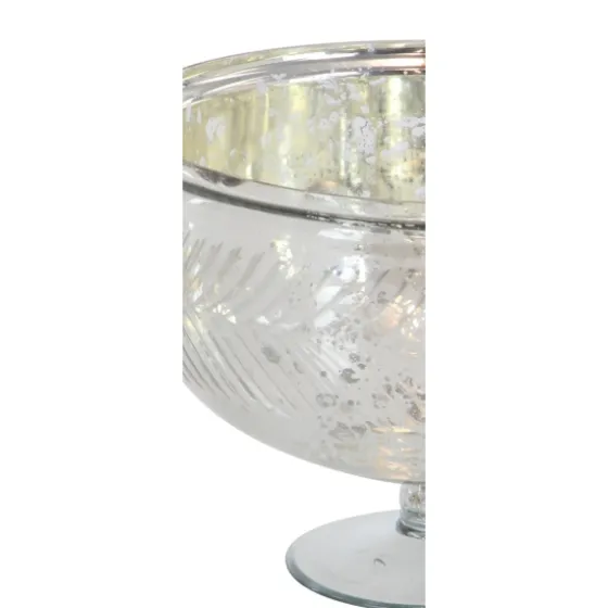 Distressed Glass Pedestal Bowl-Kirkland's Home Cheap