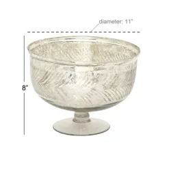 Distressed Glass Pedestal Bowl-Kirkland's Home Cheap
