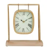 Distressed Gold Frame Square Tabletop Clock-Kirkland's Home New