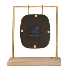 Distressed Gold Frame Square Tabletop Clock-Kirkland's Home New