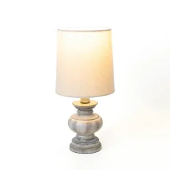Distressed Gray Baluster Mini Table Lamp-Kirkland's Home Sale