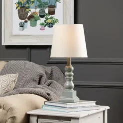 Distressed Gray Candlestick Table Lamp-Kirkland's Home Best Sale