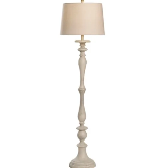 Distressed Gray Finish Floor Lamp-Kirkland's Home Online