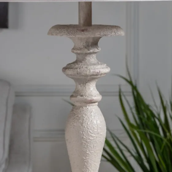 Distressed Gray Finish Floor Lamp-Kirkland's Home Online