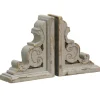 Distressed Gray Scrolled Bookends, Set Of 2-Kirkland's Home Sale