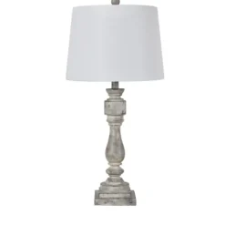 Distressed Gray Table Lamp-Kirkland's Home Cheap