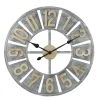 Distressed Gray Wood Wall Clock-Kirkland's Home Fashion