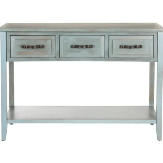 Distressed Light 3-Drawer Console Table-Kirkland's Home Flash Sale