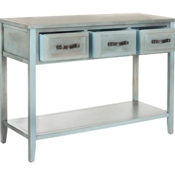 Distressed Light 3-Drawer Console Table-Kirkland's Home Flash Sale