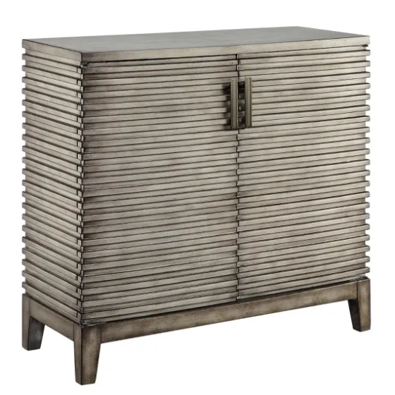 Distressed Linear 2-Door Wooden Chest-Kirkland's Home Cheap