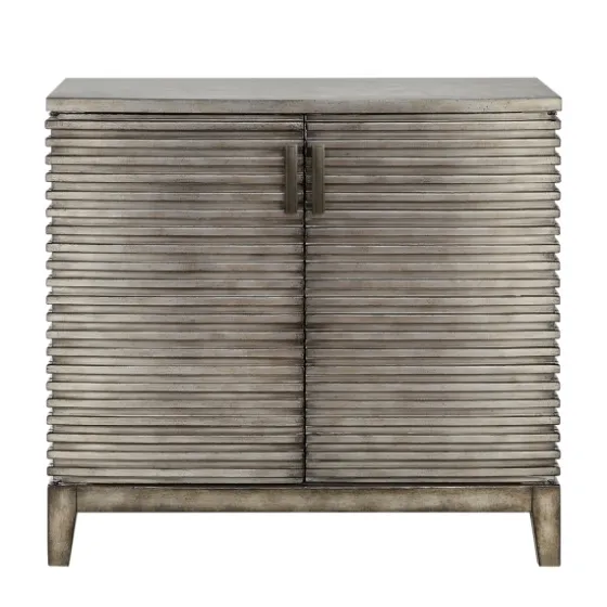 Distressed Linear 2-Door Wooden Chest-Kirkland's Home Cheap