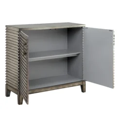 Distressed Linear 2-Door Wooden Chest-Kirkland's Home Cheap