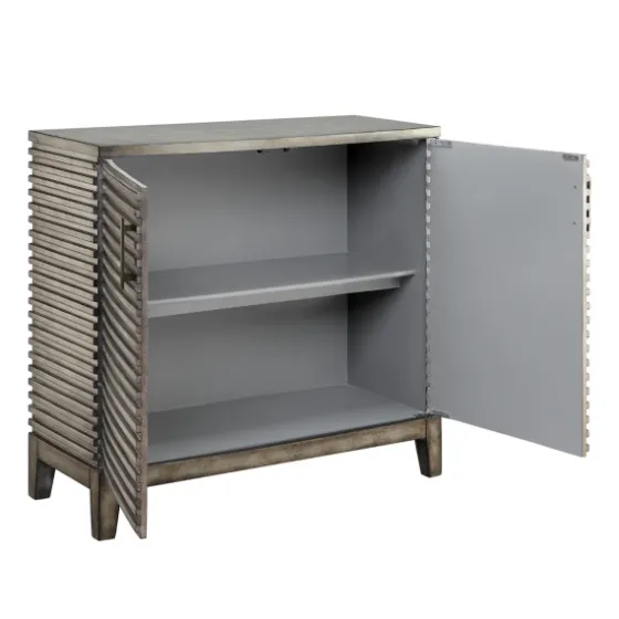 Distressed Linear 2-Door Wooden Chest-Kirkland's Home Cheap