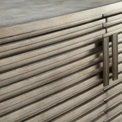 Distressed Linear 2-Door Wooden Chest-Kirkland's Home Cheap