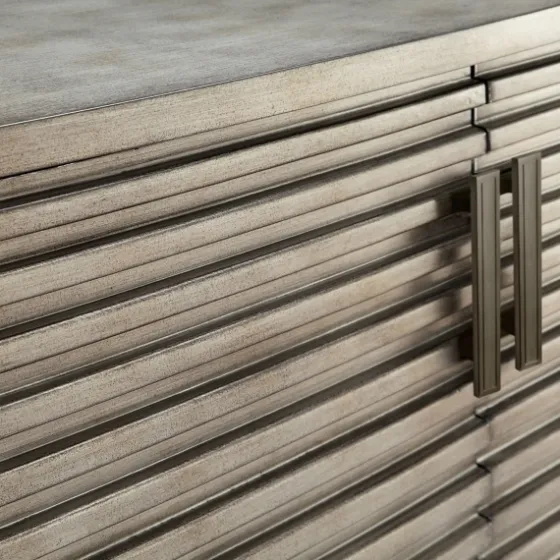 Distressed Linear 2-Door Wooden Chest-Kirkland's Home Cheap