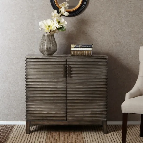 Distressed Linear 2-Door Wooden Chest-Kirkland's Home Cheap