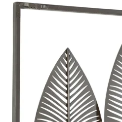 Distressed Metal Carved Leaves Wall Plaque-Kirkland's Home Online