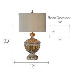 Distressed Natural Table Lamp-Kirkland's Home Sale