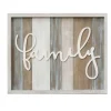 Distressed Planks Family Framed Plaque-Kirkland's Home Online