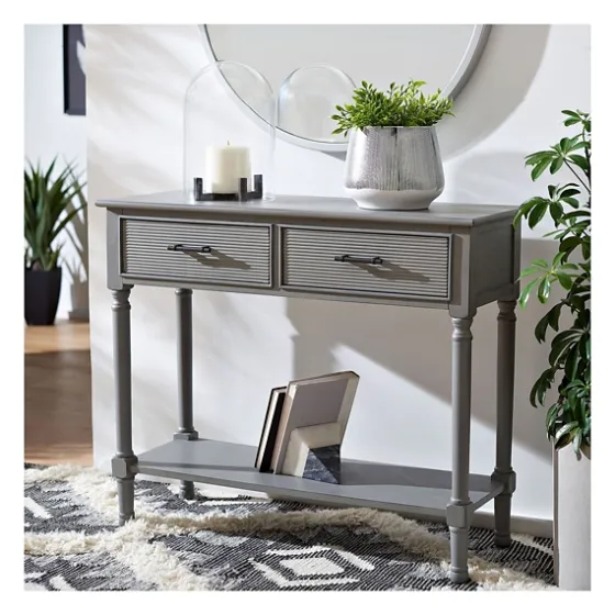 Distressed Ronan 2-Drawer Console Table-Kirkland's Home Fashion