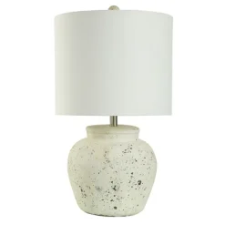 Distressed Round Table Lamp-Kirkland's Home Online
