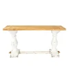 Distressed Rustic Carved Console Table-Kirkland's Home Clearance