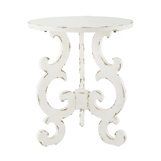 Distressed Scrollwork Accent Table-Kirkland's Home New