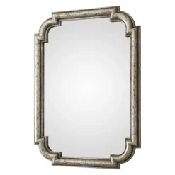 Distressed Silver Leaf Wooden Frame Wall Mirror-Kirkland's Home Discount