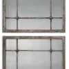 Distressed Slate Blue Wood Wall Mirrors, Set Of 2-Kirkland's Home Cheap