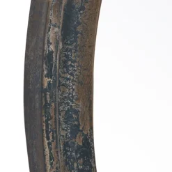 Distressed Slate Blue Wooden Round Wall Mirror-Kirkland's Home Best