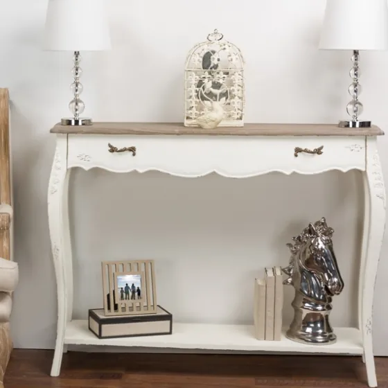 Distressed Streaked Console Table-Kirkland's Home Best