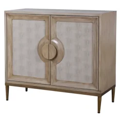 Distressed Taupe And Gray 2-Door Cabinet-Kirkland's Home Cheap