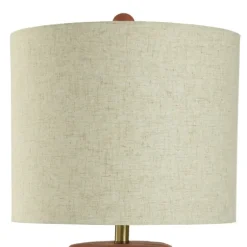 Distressed Terracotta Round Table Lamp-Kirkland's Home Fashion