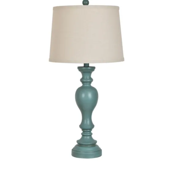 Distressed Turquoise Antique Table Lamp-Kirkland's Home Cheap