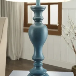 Distressed Turquoise Antique Table Lamp-Kirkland's Home Cheap