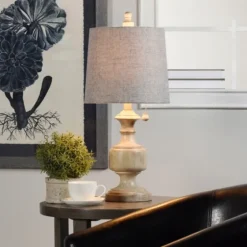 Distressed Urn Resin Table Lamp-Kirkland's Home Cheap